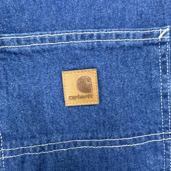 Carhartt Lighweight Denim Jean Work Shorts Size 32 B28 Darkstone Wash NWT NOS‎ - Picture 8 of 8